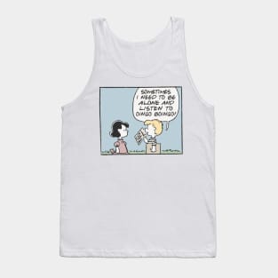 Oingo Boingo - Vinyl Record Fan Design Tank Top